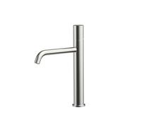 BAIKAL Grifo Lavabo Monomando en Acero Inoxidable SUS304. Grifo Cromado. Caño Alto. Grifo Agua Fría/Caliente. Ahorro de Agua. Fácil Instalación. Modelo ROMA L