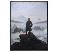 BaikalGallery Cuadro Caspar David Friedrich El caminante Sobre el Mar de Nubes nºP2812 (50x64cm)