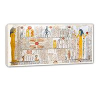 BaikalGallery Lienzo Egipto Tumba Ramses V TAMAÑO 50X100CM (P2510) - Impreso en Canvas de algodón de 320 gr. Tensado sobre Bastidor de Madera de Pino de 2cm de Grosor .Acabado Mate.