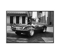 BaikalGallery STEVE MCQUEEN BYN CUADRO (V3415) - ENMARCADO EN MOLDURA DE ALUMINIO COLOR NEGRO - MONTAJE EN PANEL ADHESIVO (FOAM)- LAMINADO EN MATE (SIN CRISTAL) (40x60cm)