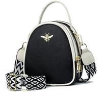 BAIKELI Bolso cruzado pequeño y ligero para mujer, elegante bolso para teléfono celular y bolso de mano, 0-0-2-negro beige, Small
