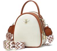BAIKELI Bolso cruzado pequeño y ligero para mujer, elegante bolso para teléfono celular y bolso de mano, 0-0-2-beige marrón, Small
