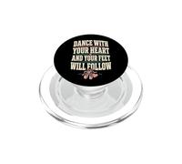 Baila con tu corazón Zapatos de Ballet Divertidos Bailarina Bailando PopSockets PopGrip para MagSafe