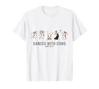 Baila con Vacas Divertido diseño de Animales de Granja Camiseta