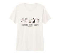 Baila con Vacas Divertido diseño de Animales de Granja Camiseta Premium