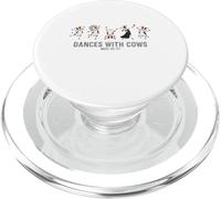 Baila con Vacas Divertido diseño de Animales de Granja PopSockets PopGrip para MagSafe