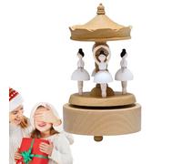 Bailando Bailarina Music Box - Caja de música de ballet retro con estatuilla de bailarina giratoria y melodía clásica, recuerdo decorativo | Caja musical atemporal para niños, adolescentes, adultos y