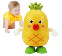 Bailando - Juguetes eléctricos de frutas de dibujos animados, juguetes educativos de plátano | Danza para niños pequeños Cantando Frutas Muñeca, Piña Y Juguete Eléctrico Para Niños 1-3 Años Bebé Con