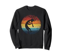 Bailando Kokopelli Southwestern USA Nativo Americano Símbolo Sudadera