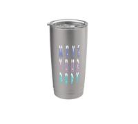Bailando "Mueve tu cuerpo" Vaso térmico de acero inoxidable de doble pared
