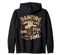 Bailando por la Vida Paso a Paso Sudadera con Capucha