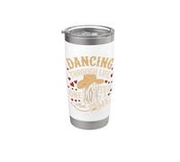 Bailando por la vida paso a paso Vaso térmico de acero inoxidable de doble pared