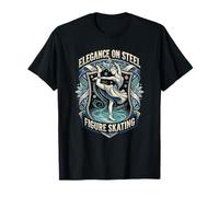 Bailando sobre Hielo Patinaje artístico Elegancia de Acero Camiseta