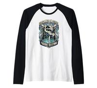 Bailando sobre Hielo Patinaje artístico Elegancia de Acero Camiseta Manga Raglan