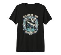 Bailando sobre Hielo Patinaje artístico Elegancia de Acero Camiseta Premium