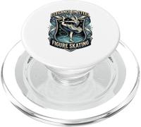 Bailando sobre Hielo Patinaje artístico Elegancia de Acero PopSockets PopGrip para MagSafe