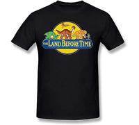 BAILANSI Man'S The Land Before Time Classic Adult Regular Fit Casual Short Mens T Shirt Clothing Black Size XXL