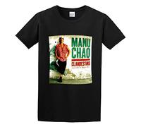 BAILANSI Manu Chao Clandestino Mens 100% Cotton Tshirt Size M