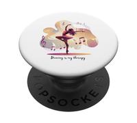 Bailar es mi terapia en movimiento, Siéntete libre PopSockets PopGrip Adhesivo