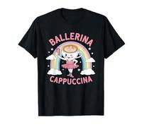 Bailarina Capuchcina Meme Lindo Estética Italiana Brainrot Camiseta