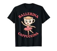 Bailarina Capuchina Leche Core Café Italiano Brainrot Meme Camiseta