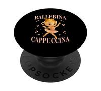 Bailarina Capuchina Princesa Italiana Brainrot Niña Niños PopSockets PopGrip Adhesivo