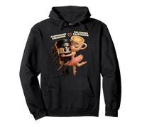 Bailarina Capuchino Capuchino Asesino Italiano Brainrot Sudadera con Capucha