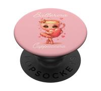 Bailarina Capuchino Lindo Italiano Brainrot Meme Gen Z Chicas PopSockets PopGrip Adhesivo