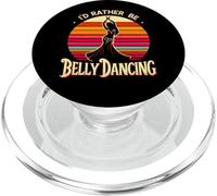 Bailarina del Vientre Divertida I'D Rather Be Belly Dancing Shimmy Dance PopSockets PopGrip para MagSafe