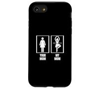 Bailarina divertida de ballet: tu madre, mi madre, hijo, hija Carcasa para iPhone SE (2020) / 7 / 8
