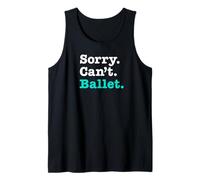 Bailarina Divertida Excusa Mejor Profesora de Ballet Humor Camiseta sin Mangas