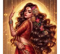 Bailarina Encantadora Puzzle de 1000 Piezas para Adultos, 65x65cm Puzzle Adultos 1000 Piezas, Juguetes Desafiantes DIY Puzzles Imposible, Rompecabezas Clásicos para Toda la Familia