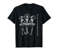 Bailarina Esqueleto Ballet del gótico embrujado, Halloween Camiseta