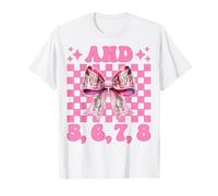 Bailarina Girl Ballet Dance Dancer Pink And 5, 6, 7, 8 Camiseta