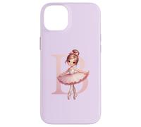 Bailarina Girl Dancing Name First Letter B Girly Tutu Ballet Carcasa para iPhone 14 Plus