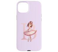 Bailarina Girl Dancing Name First Letter B Girly Tutu Ballet Carcasa para iPhone 15 Plus