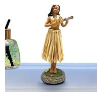 Bailarina hawaiana bailarina bailarina para salpicadero de coche, decoración para el salpicadero, para mujeres, hombres, coleccionistas, turistas, viajes por carretera, viajes largos y diarios