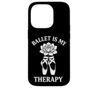 Bailarina inspiradora de Zapatos Ballet Is My Therapy Pointe Carcasa para iPhone 14 Pro