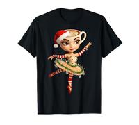 Bailarina Navideña Capuchcina Italiana Brainrot Camiseta