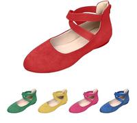 Bailarina para mujer, sin cordones, zapatos planos, cómodos, bailarinas para mujer, punta redonda, bailarinas cerradas para exteriores, elegantes, zapatos de baile, suaves, fiestas, vacaciones