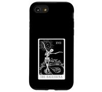 Bailarina Skeleton Tarot Card Dance Halloween Gótico Ballet Carcasa para iPhone SE (2020) / 7 / 8
