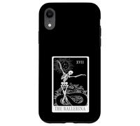 Bailarina Skeleton Tarot Card Dance Halloween Gótico Ballet Carcasa para iPhone XR