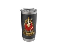Bailarina y guitarra flamenca - España Vaso térmico de acero inoxidable de doble pared