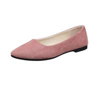 Bailarinas cómodas sin cordones para mujer con punta cuadrada Sandalias Cuñas