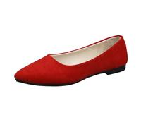Bailarinas cómodas sin cordones para mujer con punta cuadrada Sandalias Cuñas