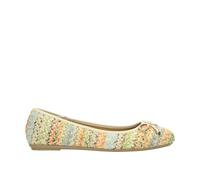 Bailarinas de Mujer Fitters Lisett en Color Multi Rafia, Zapatos de Mujer en Talla Grande - Zapatos de Mujer Grandes, Lisett 42 EU Multi Rafia