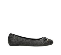 Bailarinas de Mujer Fitters Lisett en Color Negro PU Rafia, Tallas Grandes - Zapatos de Mujer Grandes, Lisett 43 EU Negro PU Rafia