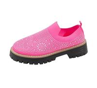 Bailarinas mujer brillante bailarina zapatos de malla mocasines zapatos de mujer elegantes y cómodos zapatos de vestir antideslizantes zapatos planos para mujer slip on mocasines zapatos casuales
