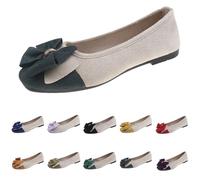 Bailarinas Mujer Clásico Mocasines Planos Suela Suave Princesa Fiesta Zapatos Boda Bailarina con Punta Redonda Slip On Zapatos de Trabajo Cerrados Loafer de Cuña Baja, marine, 39