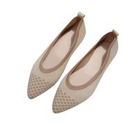 Bailarinas Mujer Elegantes Zapatos Bailarina Zapatos de Punto Mocasines Puntiagudos Zapatos Planos para Mujer Zapatos de Boda Zapatos de Novia Zapatos de Vestir Zapatos de Mujer Zapatos Mocasines